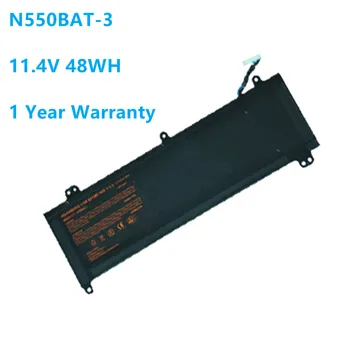 N550BAT-3 Klēpjdatoru Akumulatoru Clevo N550RC N550RN/RC N551/RN/RC F57-D1/D2/D3/D4/D5R 6-87-N550S-4E42 N550BAT-3 11.4 V 48WH Attēls 2