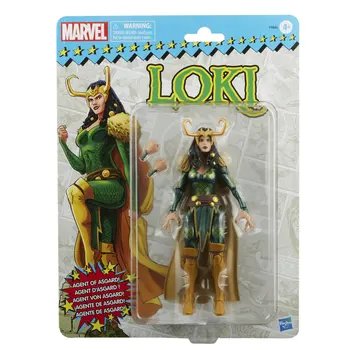Marvel Leģendas Vintage Retro West Coast Avengers Koši Ragana & Loki Dāma Aģents Asgard 6