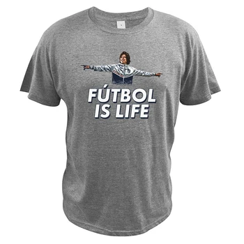 Smieklīgi Futbol Ir Dzīve, T Krekls Cristo Fernandez Dani Rojas t-veida Topi, Ted Laso AFC Richmond Gadījuma Camiseta Īsām Piedurknēm ES Izmērs Attēls 2
