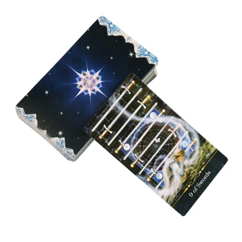 Klasiskās Tarot Kartes, āderu noteikšanas Likteni Oracle Tarot Klāja Puses galda Spēle Pasjanss Versija angļu valodā PDF Rokasgrāmata Attēls 2