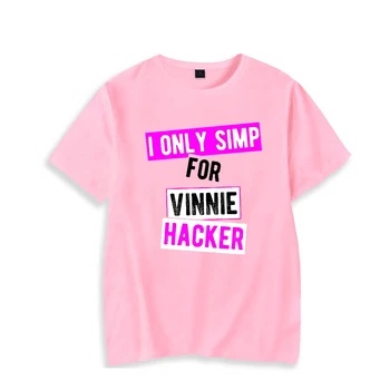 Vinnie Hakeris T Sieviešu krekls Vīriešiem ar Īsām Piedurknēm O-veida Kakla T-krekli Vasaras Modes Gadījuma Streetwear Tees Attēls 2