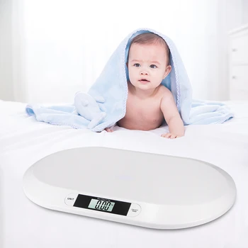 Bērnu Mēroga Jaundzimušo Bērnu Mājdzīvnieki Zīdaiņu Mēroga ABS Lcd Displejs Svara Toddler Augt Elektronisko Skaitītāju Digitālā Baby Scale līdz 20 kg Attēls 2