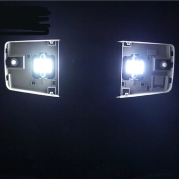 4 Gabali, Augstu Spilgtumu White LED Lasīšanas Gaismas Kupolu Lampas Mitsubishi ASX Outlander 2012 2013 Attēls 2