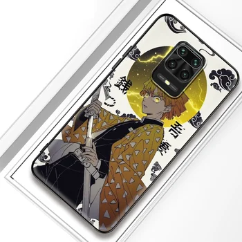 Kimetsu Nav Yaiba Phone Gadījumā Redmi 11. Piezīme Pro Plus 7 8 8T 9S 9 10 Pro K40 Spēļu 8 9 9.A 9.C Plus Triecienizturīgs Silikona Apvalks Attēls 2