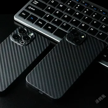 Jaunā IPhone 13 Mini Pro, Max oglekļa šķiedras modelis ultra-plānas PP mobilo telefonu gadījumā Attēls 2