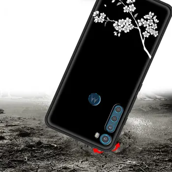Abstraktās Mākslas Līnija Sejas Lietā Par Motorola Moto Viena Kodolsintēzes G30 G8 G9 Plus spēlēt Power Lite G9 E6s Malas G50 G60 Telefona Apvalks Attēls 2