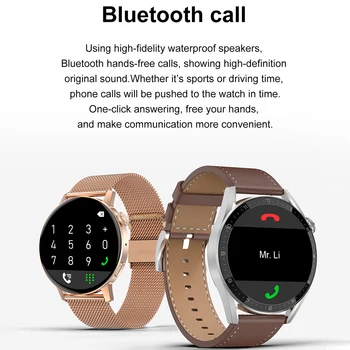 DT nr.1 DT3 max Vīriešiem Smart Skatīties NFC 390*390 Bluetooth Zvanu AI Balss Palīgs Paroli GPS Tracker Wirelss Uzlādes Smartwatch Attēls 2