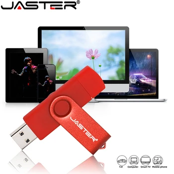 3 IN 1 Metāla OTG 64GB Flash Drive 32GB USB 2.0 Mini Pildspalva Diskus Red Pasūtījuma Logo 16GB Memory Stick Dāvanas Atslēgu piekariņi 8GB U Disks 4GB Attēls 2