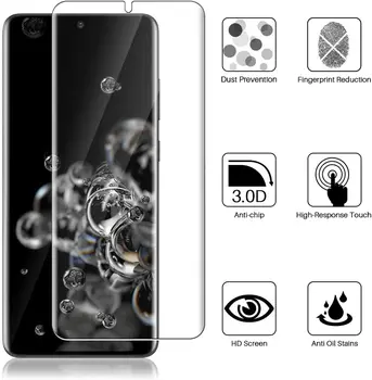 Inkolelo Screen Protector for Samsung Galaxy S20 Ultra [2 Iepak] [Bubble Free] [Mīksto TPU][Augstas Izšķirtspējas] Ekrāns Aizsardzības Plēves Attēls 2