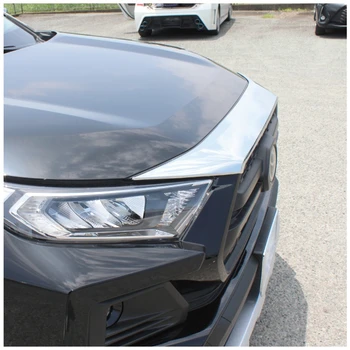 JY Nerūsējošā Tērauda Priekšējais Motora Pārsegu, Melns, Spīdīgs Pulēts Segtu Auto Stils Aksesuāri Toyota Rav4 V XA50 2019 augšu Attēls 2
