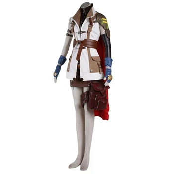 Pirms pārdošanas Final Fantasy XIII Zibens Eklērs Farron Cosplay Kostīmu Unifrom Tērps Sievietēm Girl Halloween, Ziemassvētku Tērpi Puse Attēls 2