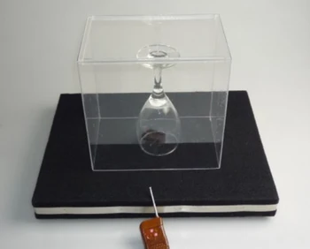 Divi Vienā Tālvadības Stikla Pārkāpj Renes Pro + Monētu Uz Stikla Mat Ar Organisko Segtu Burvju Triki Mentalism Skatuves Dekorācijas Attēls 2