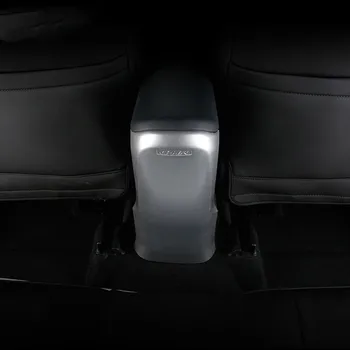 Toyota C-HR CHR piederumi Auto Aizmugurējie Elkoņbalsti Panelis Melns, Vāks Interjera Ciļņi Oglekļa šķiedras auto stils 2016-2020 Attēls 2