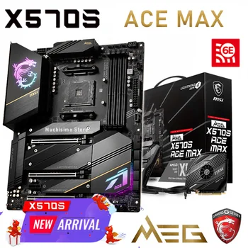 AM4 MSI MEG X570S ACE MAX Pamatplates DDR4 128GB PCI-E 4.0 CrossFire AMD X570 Spēļu Mainboard Atbalsta R5 R9 5950X 3950X CPU Attēls 2