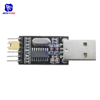Diymore USB Sērijveida USB uz RS232 TTL CH340 CH340G Modulis ar STC Mikrokontrolleru Lejupielādēt Adapteris Kuģa Arduino 3.3 V un 5V Attēls 2